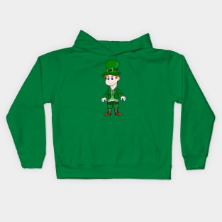 All in green for luck Kids Hoodie